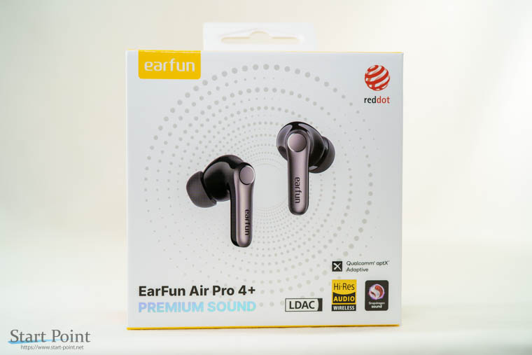 EarFun Air Pro 4 Plus輝くPREMIUM SOUNDの文字