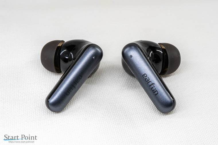 EarFun Air Pro 4i タッチポイントは側面のポッチの付いてるところ