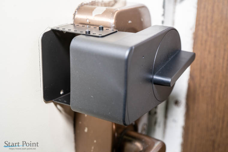 SESAMI5 設置予定場所を鉛筆でマーキング