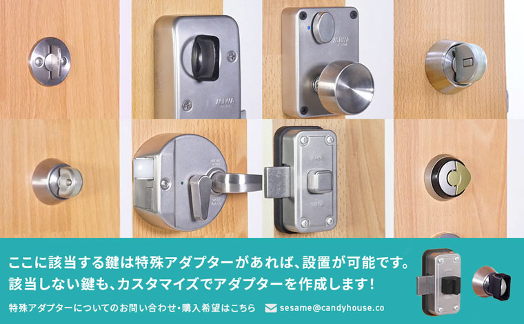 大体の鍵に対応している図