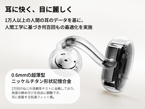 SOUNDPEATS Clip1 パッケージ裏面